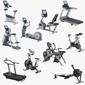 3D Exercise Equipment Professional Set 2018 model